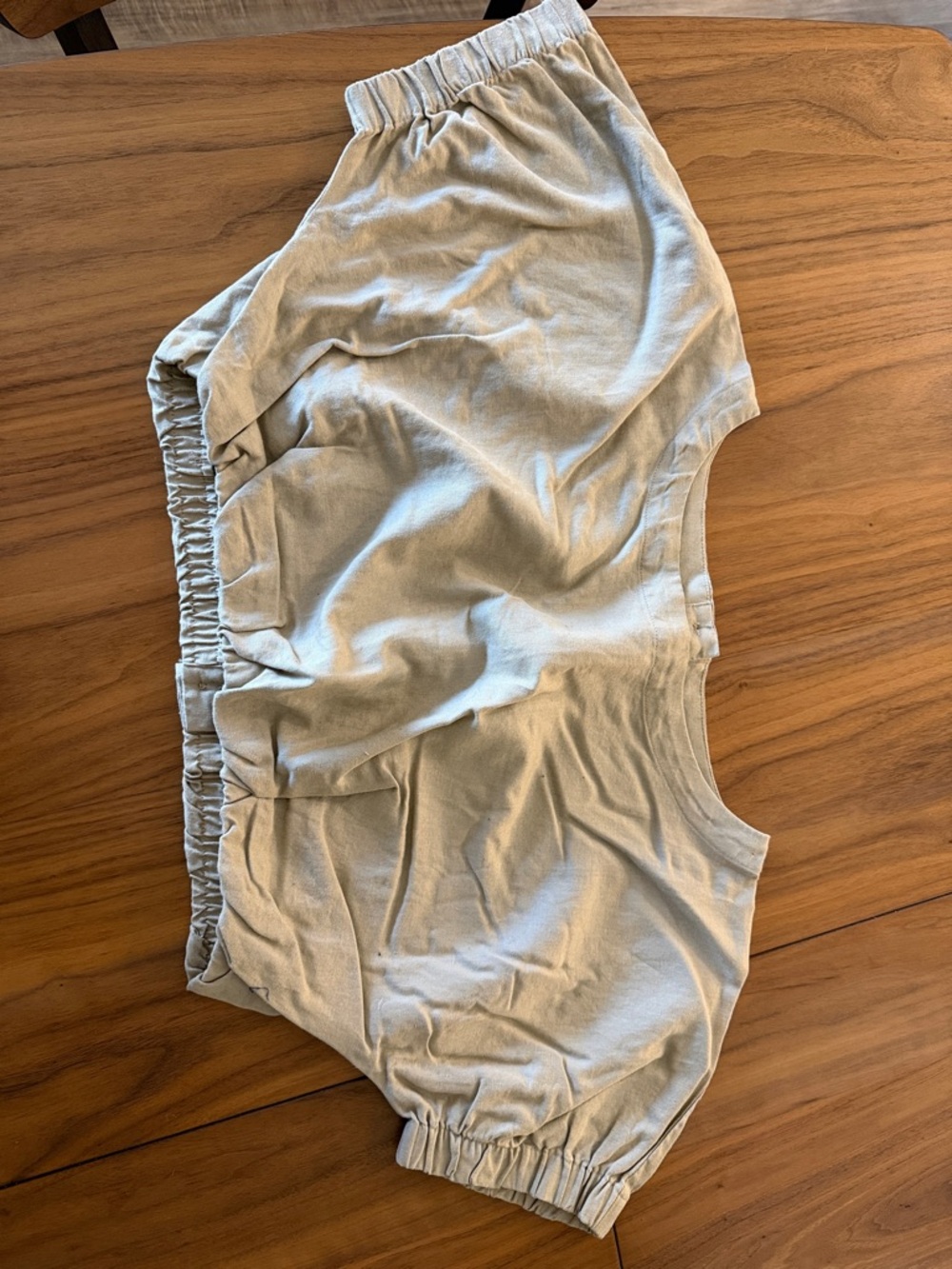 Zara Beige Crop Top